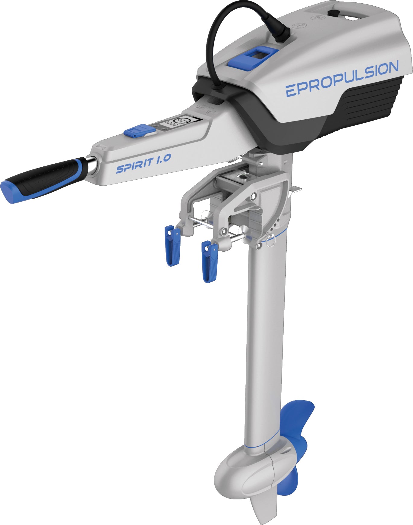 ePropulsion Spirit 1.0 Plus elektrisk båtmotor- lang stamme